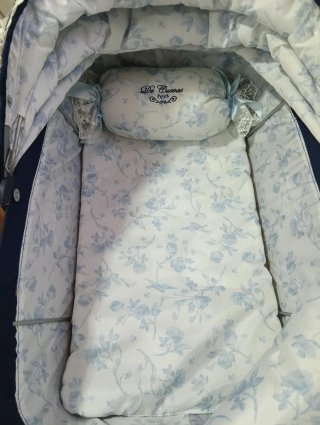 Carro Muñecas Cuevas Toys XL Azul
