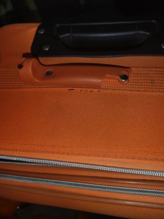 Set de 4 Maletas de Viaje Naranja y Gris