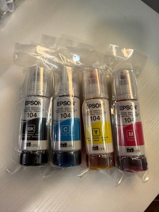 4 Cartucce d'inchiostro Epson 104 EcoTank (BK, C, Y, M)
