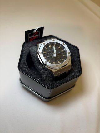 Reloj Casio G-Shock GA2100-AP Plata/Negro