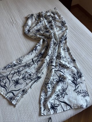 Pantalones anchos estampados florales