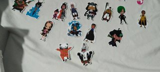 Lote pegatinas variadas y de anime