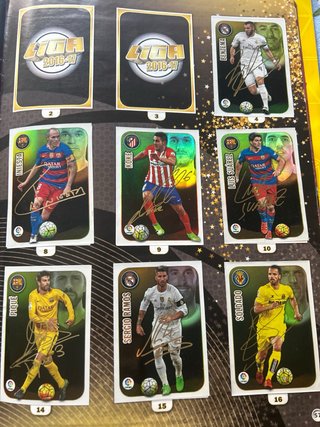 Cromos de fútbol Liga 2016-17