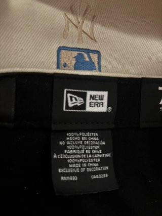 Gorra New Era NY Beige y Azul