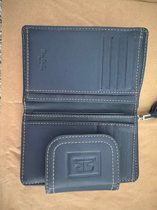 Cartera Pierre Cardin Mujer Azul y Blanca