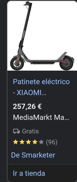 Patinete Xiaomi 4 Lite 2ª Gen