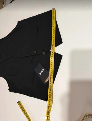Chaleco Boss Lana Virgen Negro Talla S