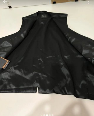 Chaleco Boss Lana Virgen Negro Talla S