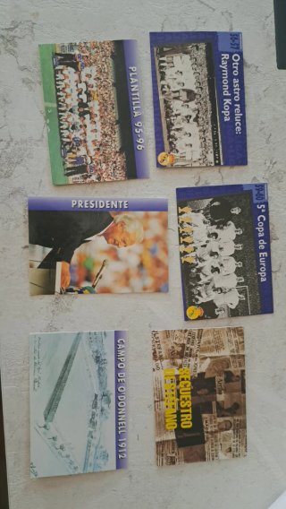 Cromos Fútbol Real Madrid,PRECIO X CROMO NEGOCIAB