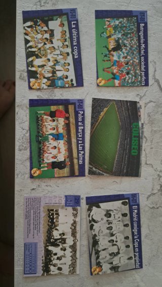Cromos Fútbol Real Madrid,PRECIO X CROMO NEGOCIAB
