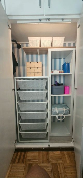 Cajonera Metálica Ikea Jonalex, color blanco.