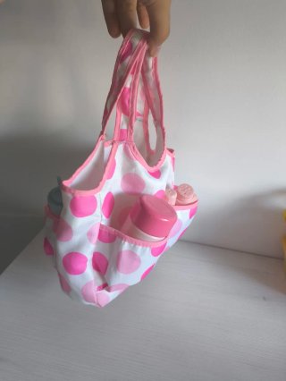 Bolsa de accesorios para bebé de juguete