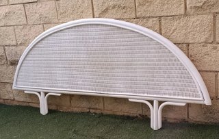 Cabecero cama matrimonio blanco