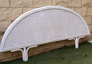Cabecero cama matrimonio blanco