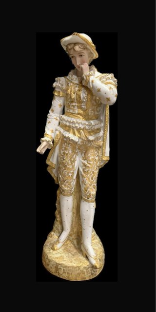 Figuras biscuit SITZENDORF S.XIX