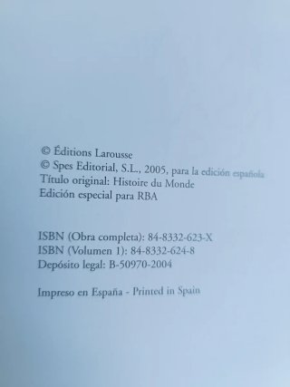 Historia universal Larousse hasta 1200 a. C.. L...