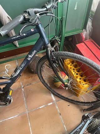 Bicicleta Triband Decathlon.