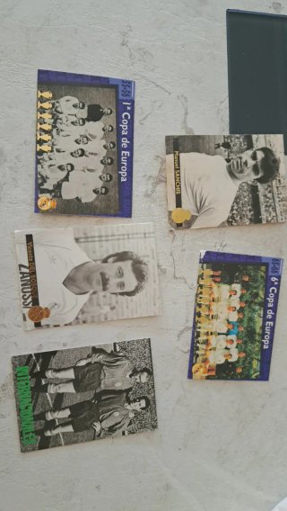 Cromos de fútbol Real Madrid,PRECIO X CROMO NEGOCi