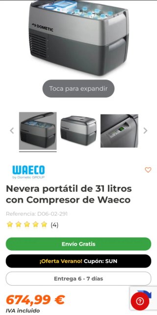 Nevera Dometic Camper 12V