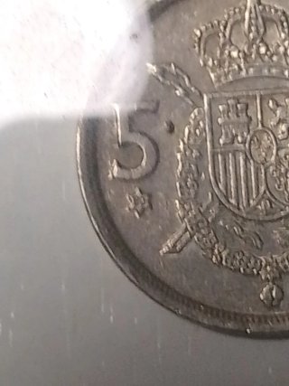 Monedas 5 Pesetas 1975 Error Mundial SE NEGOCIA