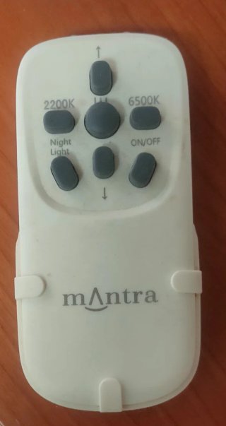 Lámpara plafón LED con mando