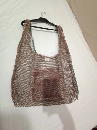 Bolso de malla Jaouaher playa verde/teal