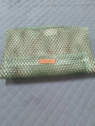 Bolso de malla Jaouaher playa verde/teal