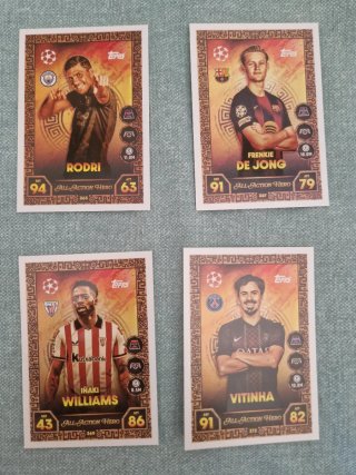 Colección de cromos de fútbol Topps Champions Leag