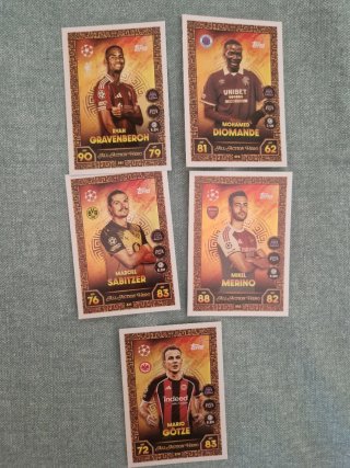 Colección de cromos Topps Champions League