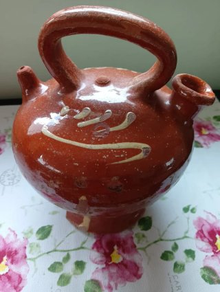 BOTIJO CERÁMICA ESMALTADA