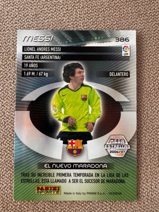 Megacracks 2006-07 Álbum + 74 Cromos + 3 Messi