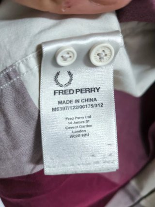 Camisa Fred Perry XL Manga Corta