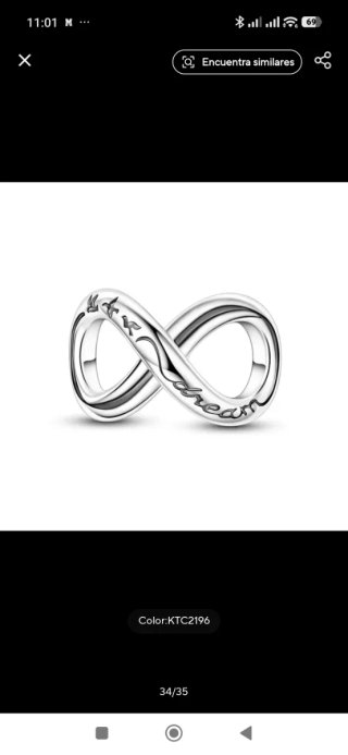 Charm Infinito Dream Plata S925