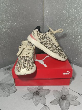 Zapatillas Puma Softride Leopardo Beige Multicolor