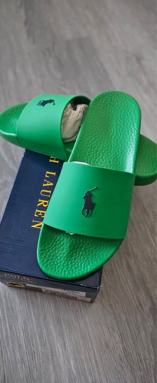 Chanclas Polo Ralph Lauren Verdes talla 43
