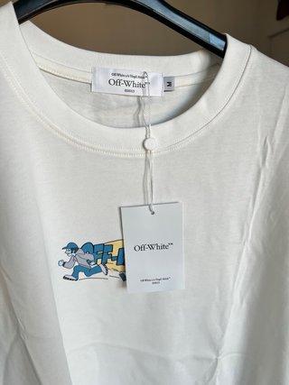 Maglia Off-White con stampa grafica