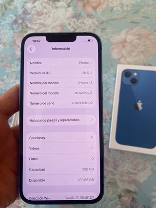 iPhone 13 256GB Blu