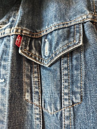 Giubbino in denim Levi's blu