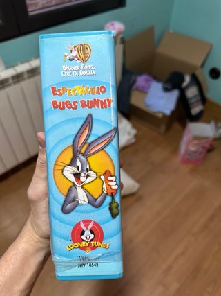 2 VHS Warner Bros Espectáculo Piolín y bugs bunny