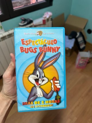 2 VHS Warner Bros Espectáculo Piolín y bugs bunny