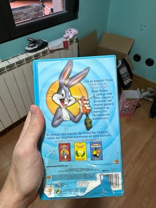 2 VHS Warner Bros Espectáculo Piolín y bugs bunny