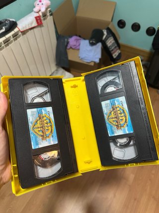 2 VHS Warner Bros Espectáculo Piolín y bugs bunny
