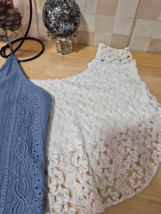 Pack 2 Tops (Azul y Blanco)