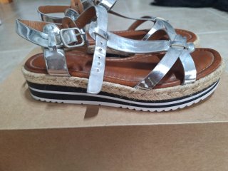 Sandalias Plataforma Esparto