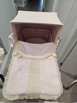 Carrito Muñeca Rosa Buen Estado
