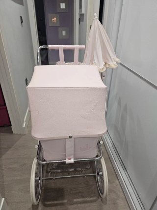 Carrito Muñeca Rosa Buen Estado