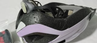 Lote ciclismo: Casco, guantes y candado