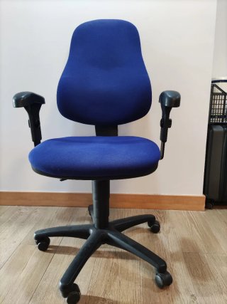 2 sedie da ufficio ergonomiche girevoli