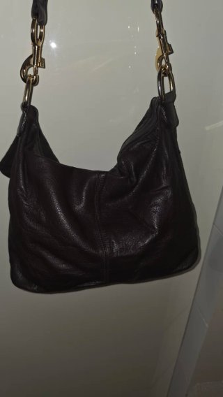 Bolso Piel Zara Marrón