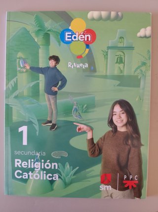Libro SIN ESTRENAR Religión Católica 1 Secundaria
